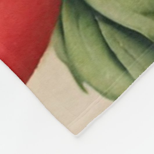 Vruchten en bloemen uit de luxe Italiaanse tuin Fleece Deken (Hoek)