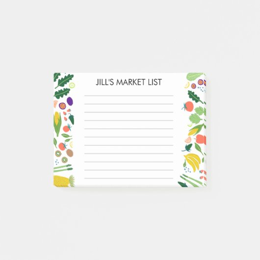 Vruchten- en gietijzer — maalderijproducten post-it® notes (Voorkant)