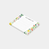 Vruchten- en gietijzer — maalderijproducten post-it® notes (Schuin)