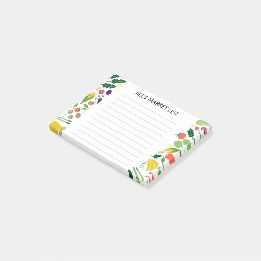 Vruchten- en gietijzer — maalderijproducten post-it® notes (Schuin)