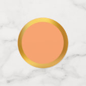 Vruchten en goud op beige Thanksgiving Tabel Confe Confetti (Kleine voorkant)