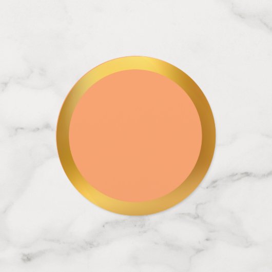 Vruchten en goud op beige Thanksgiving Tabel Confe Confetti (Kleine voorkant)