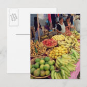 Vruchten- en groenteslakken briefkaart (Voorkant / Achterkant)