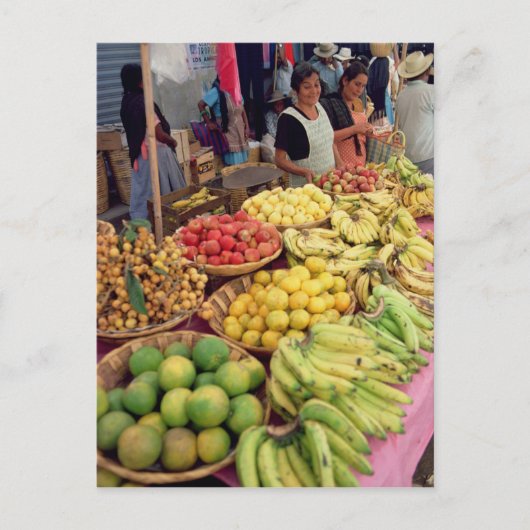 Vruchten- en groenteslakken briefkaart (Voorkant)