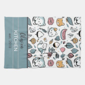 Vruchten en katten theedoek (Horizontaal)