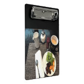 Vruchten en koffie mini klembord (Schuin)