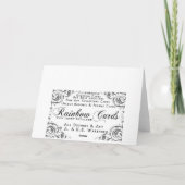 Vruchten en noten kaart (Achterkant)