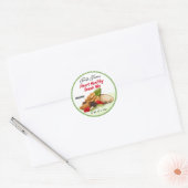 Vruchten- en Nut Snack Mix Canning Ronde Sticker (Envelop)