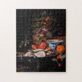 Vruchten en oesters van Abraham Mignon Legpuzzel (Verticaal)