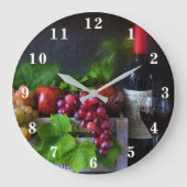 Vruchten en wijn grote klok (Voorkant)