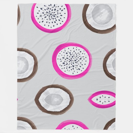 Vruchten fleece deken! (Voorkant)