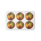  vruchten, gerijpt organisch perzik met leder badmat (Voorkant)