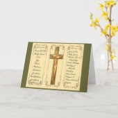 Vruchten & Giften van de Kaart van de Nota van de (Gele Bloem)