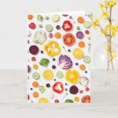 Vruchten & Groenten Kaart (Gele Bloem)