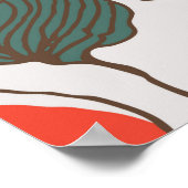 vruchten in assortimenten. naadloos patroon poster (Hoek)