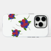 Vruchten in atomen Case-Mate iPhone case (Achterkant (horizontaal))