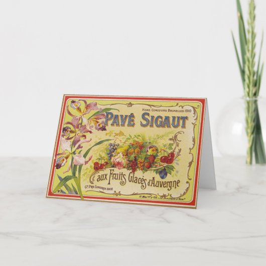 Vruchten - kaart (Voorkant)