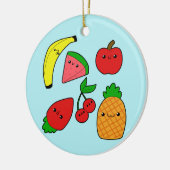 vruchten keramisch ornament (Links)