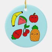 vruchten keramisch ornament (Achterkant)