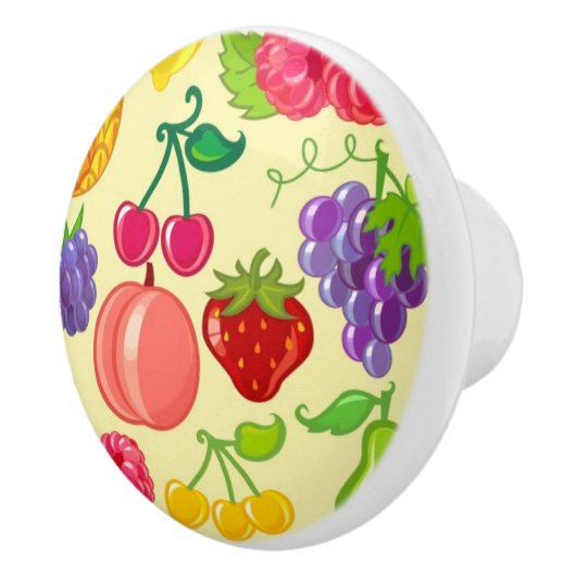 Vruchten Keramische Knop (Rechts)