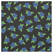 Vruchten Kinderen van blauwe bessen Stof (Swatch)