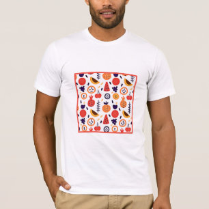 Vruchten Kleurrijke Patroon Art T-shirt