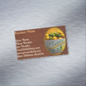 Vruchten - Lemons - Wanneer het leven je citroenen Visitekaartje Magneet (Voorbeeld)