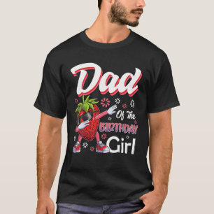 Vruchten Lovers Pap van de aardbei T-shirt