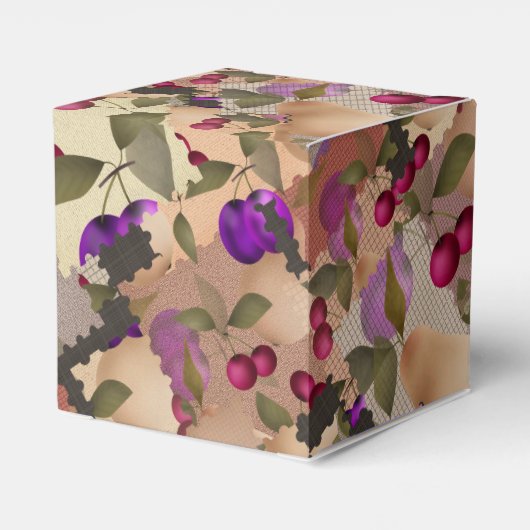 Vruchten, lucifers bedankdoosjes (Achterkant)