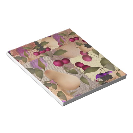 Vruchten, lucifers notitieblok (Schuin)