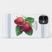 Vruchten met  aardbeibessen Voeg Jouw naam toe Case-Mate iPhone Case (Achterkant (horizontaal))