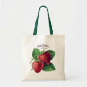 Vruchten met aardbeibessen Voeg Jouw naam toe Tote Bag (Voorkant)
