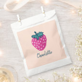 Vruchten met aardbeien bedankzakje (Geknipt)