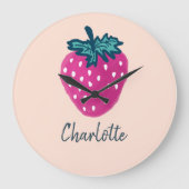 Vruchten met aardbeien grote klok (Voorkant)