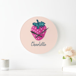 Vruchten met aardbeien grote klok