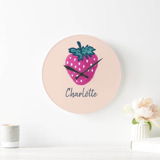 Vruchten met aardbeien grote klok (Huis)