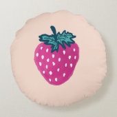 Vruchten met aardbeien rond kussen (Achterkant)