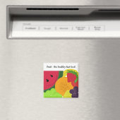 Vruchten met gezond snel voedsel magneet (Insitu (Vaatwasser))