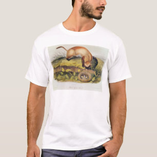 Vruchten met zwarte voet t-shirt
