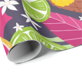 Vruchten naadloos patroon, collectie van exotische cadeaupapier (Rol Hoek)