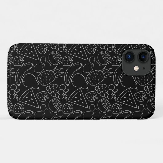 Vruchten naadloos patroon | Oppervlaktepatroon van Case-Mate iPhone Case (Achterkant (horizontaal))