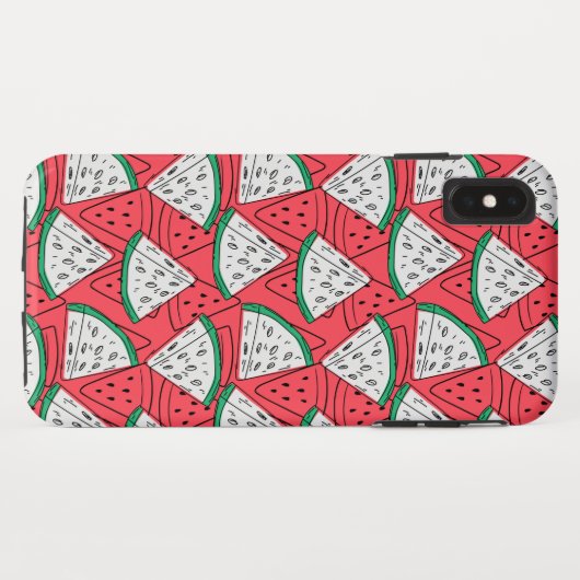 Vruchten naadloos patroon | Oppervlaktepatroon van Case-Mate iPhone Case (Achterkant (horizontaal))