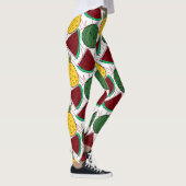 Vruchten naadloos patroon | Oppervlaktepatroon van Leggings (Rechts)