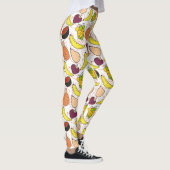Vruchten naadloos patroon | Oppervlaktepatroon van Leggings (Rechts)