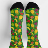 Vruchten naadloos patroon | Oppervlaktepatroon van Sokken (Top)