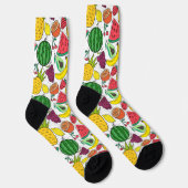 Vruchten naadloos patroon | Oppervlaktepatroon van Sokken (Rechts)