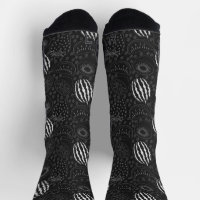 Vruchten naadloos patroon zwart-wit tropisch hout