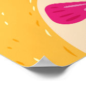 Vruchten naadloos, pompelmoes en pompelmoezen poster (Hoek)