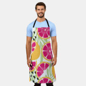 Vruchten naadloos, pompelmoes en pompelmoezen schort (Gedragen)