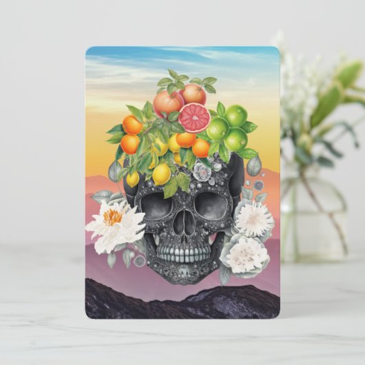 Vruchten om na te denken kaart (Staand voorkant)